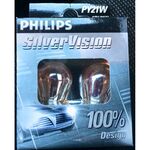 Philips SilverVision PY21W 12496SVS2 лампа розжарювання картон комплект 2 шт