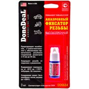 Done Deal Permanent Threadlocker красный анаэробный фиксатор резьбы высокопрочный 3 мл