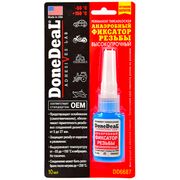 Done Deal Permanent Threadlocker красный анаэробный фиксатор резьбы высокопрочный 10 мл
