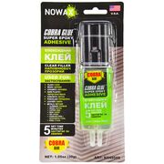NOWAX Cobra Glue Super Epoxy Adhesive эпоксидный клей Кобра клей широкого применения прозрачный 30 г