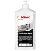 SONAX Polish +Wax Color белый полироль тефлон с воском 500 мл