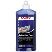 SONAX Polish +Wax Color синий полироль тефлон с воском 500 мл