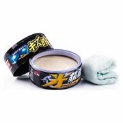 SOFT99 Scratch Clear Wax Mirror Finish Black воск антицарапин для темных автомобилей 200 г