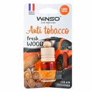 WINSO Fresh Wood Anti Tabacco подвесной ароматизатор деревянный в бутылке запах антитабак