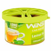 WINSO Organic Fresh Lemon Tea ароматизатор консерва в подстаканник (под сиденье) органический запах чай с лимоном