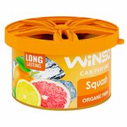 WINSO Organic Fresh Squash ароматизатор консерва в подстаканник (под сиденье) органический запах сквош