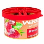 WINSO Organic Fresh Strawberry ароматизатор консерва в подстаканник (под сиденье) органический запах клубника