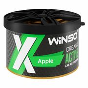 WINSO X Active Organic Apple ароматизатор консерва в подстаканник (под сиденье) органический запах яблоко