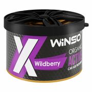 WINSO X Active Organic Wildberry ароматизатор консерва в подстаканник (под сиденье) органический запах лесная ягода