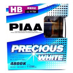 PIAA Precious White HB3 55W 4800K комплект 2 шт, Тип лампи: HB3, Колірна температура: 4800