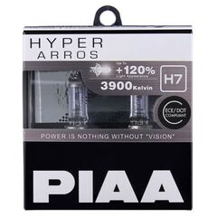 PIAA Hyper Arros H7 +120% 55W 3900K комплект 2 шт, Тип лампи: H7, Колірна температура: 3900