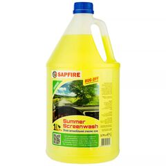 Омивач скла літній, 3,79 л, Sapphire SUMMER SCREENWASH (лимон) (400557)