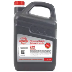 GLYSANTIN (BASF) G40 антифриз красный готовый 4 л, Цвет: Красный, Количество: 4 л 