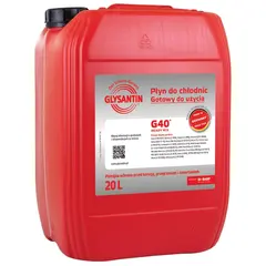 GLYSANTIN (BASF) G40 антифриз красный готовый 20 л, Цвет: Красный, Количество: 20 л 