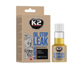 K2 STOP LEAK OIL присадка для герметизации двигателя в масло 50 мл 