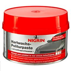 NIGRIN Hartwachs-Politurpaste твердый синтетический воск для защиты кузова 250 мл 