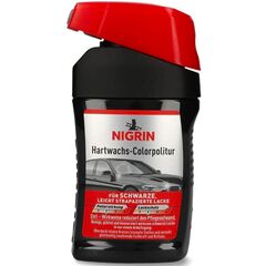 NIGRIN Hartwachs-Colorpolitur Schwarz черный одношаговый полироль с PTFE 300 мл, Цвет: Черный, Объем: 300 мл 