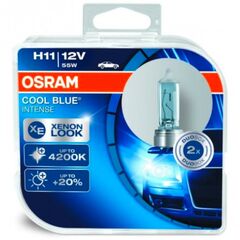 OSRAM Cool Blue Intense H11 55W 4200K комплект 2 шт, Тип лампы: H11, Цветовая температура: 4200 