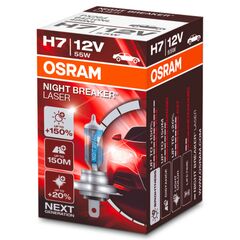 OSRAM Night Breaker Laser H7 55W 3900K (картон) 1 шт, Тип лампы: H7, Цветовая температура: 3900 