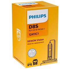 PHILIPS Xenon Vision D8S 25W 4500K (картон) 1 шт, Тип лампи: D8S, Колірна температура: 4500