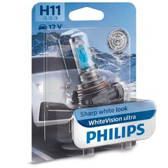 PHILIPS WhiteVision ultra +60% H11 55W 4000K 1 шт 