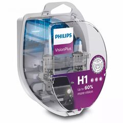 PHILIPS VisionPlus +60% H1 55W 3200K комплект 2 шт 