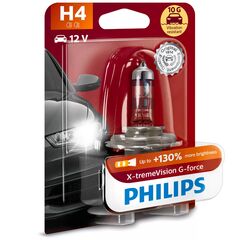 PHILIPS X-tremeVision G-force +130% H4 60/55W 3500K 1 шт 