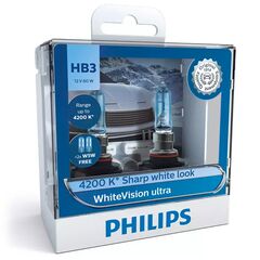 PHILIPS WhiteVision ultra +60% HB3 60W 3800K комплект 2 шт 