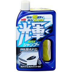 SOFT99 Wax in Shampoo High Shiny Type White and White Pearl шампунь для блеска светлых (и белых) автомобилей 750 мл 