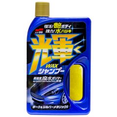 SOFT99 Wax in Shampoo High Shiny Type Black and Dark шампунь для блеска темных (и черных) автомобилей 750 мл 