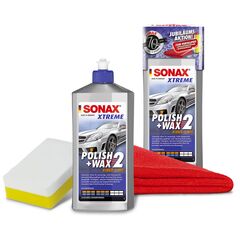 SONAX XTREME Polish +Wax 2 Hybrid NPT универсальная полироль с воском 500 мл в наборе 