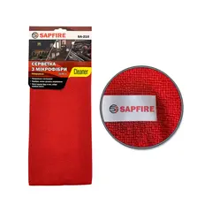Sapfire SA-210 Cleaner (002845) салфетка из микрофибры универсальная, красная 35х40 см 