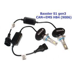 Baxster S1 gen3 HB4 (9006) CAN+EMS 25W 5000K комплект 2 шт 