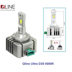 Qline Ultra D3S 65W 6000K комплект 2 шт 