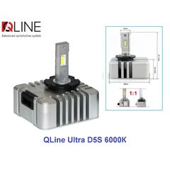 Qline Ultra D5S 65W 6000K комплект 2 шт 