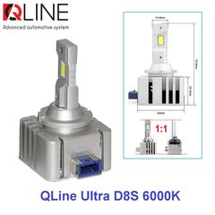 Qline Ultra D8S 65W 6000K комплект 2 шт