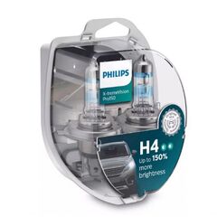 Лампа галогенная Philips H4 X-treme Vision Pro150 +150% 60/55W 12V P43T 12342XVPS2 
