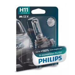 Лампа галогенная Philips 12362XVPB1 H11 55W 12V X-treme Vision Pro +150% 