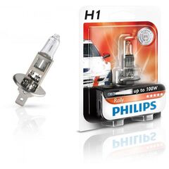Лампа галогенная Philips H1 Rally, 1шт/блистер 12454RAB1 