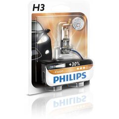  Лампа галогенна Philips H3 Vision, 3200K, 1шт/блістер 12336PRB1