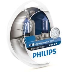 Лампа галогенная Philips H11 Diamond Vision, 5000K, 2шт/блистер 12362DVS2 