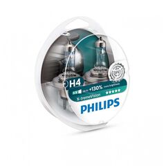 Лампа галогенная Philips H4 12342XV+S2 60/55W 12V P43T X-treme Vision +130% 