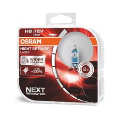 Лампа галогенная Osram 64212NL H8 Night Breaker Laser NG +150% 35W 12V PGJ19-1 HardDuopet 