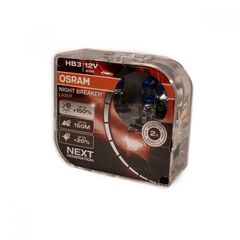 Лампа галогенная Osram 9005NL HB3 Night Breaker Laser NG +150% 60W 12V P20d HardDuopet 