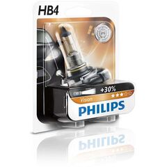 Лампа галогенна Philips HB4 Vision, 3200K, 1шт/блістер 9006PRB1