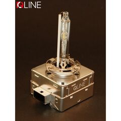 Ксеноновая лампа QLine D1S 5500K (+100%) MetalBase(1 шт) 