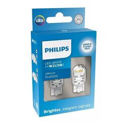 Philips Ultinon Pro6000 W21/5W 11066CU60X2 White 