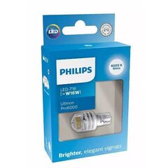 Philips Ultinon Pro6000 W16W 11067CU60X1 White 6000K блістер комплект 1 шт