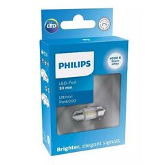 Philips Ultinon Pro6000 C5W 11860WU60X1 White 4000K блістер комплект 1 шт