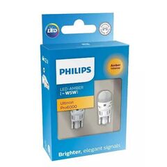 Philips Ultinon Pro6000 W5W T10 11961AU60X2 LED White 